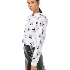 Y2K Kodak Printed Cropped Hoodie